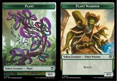 [DEPRECATED] (Duplicate) Plant (0019) // Plant Warrior (0020) Double-sided Token - Foil