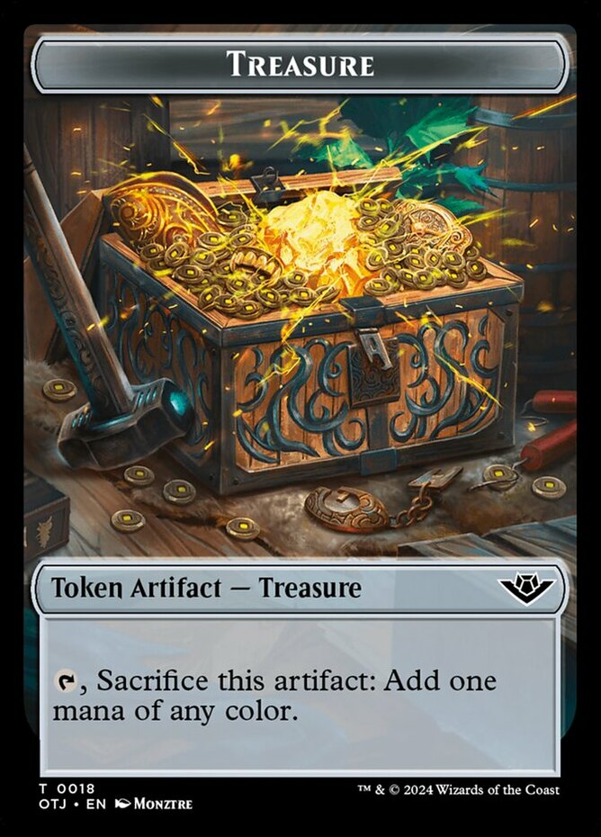 treasure cards mtg Prosper, Tome-Bound TREASURE Cards from EXILE Magic MTG Custom Command –  CommanderComplete