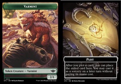 Varmint (0014) // Plot (0020) Double-Sided Token