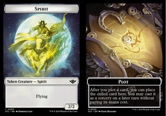 Spirit (0005) // Plot (0020) Double-Sided Token - Foil