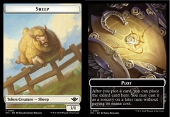 Sheep (0004) // Plot (0020) Double-Sided Token - Foil