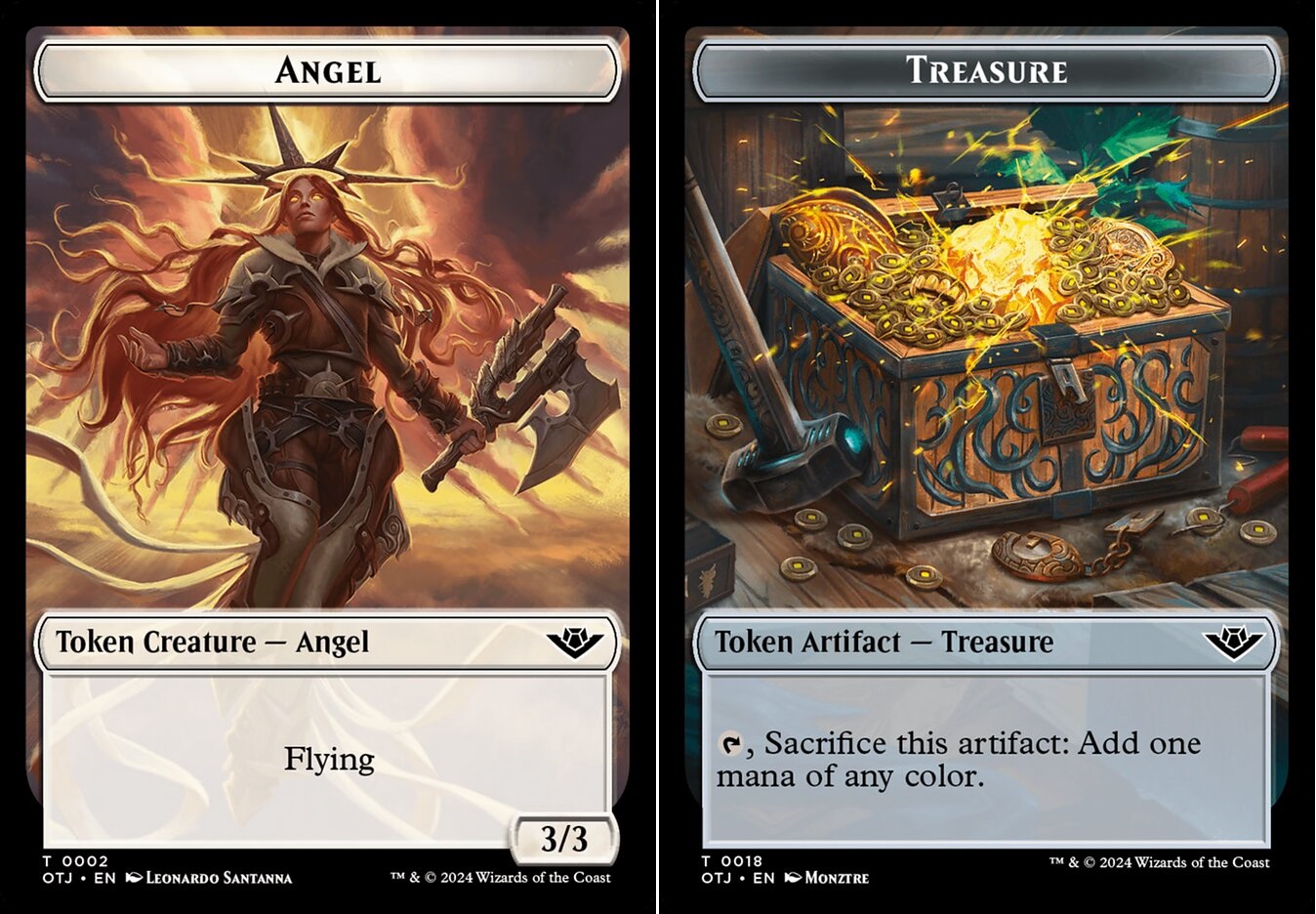 Angel Token // Treasure Token - Foil