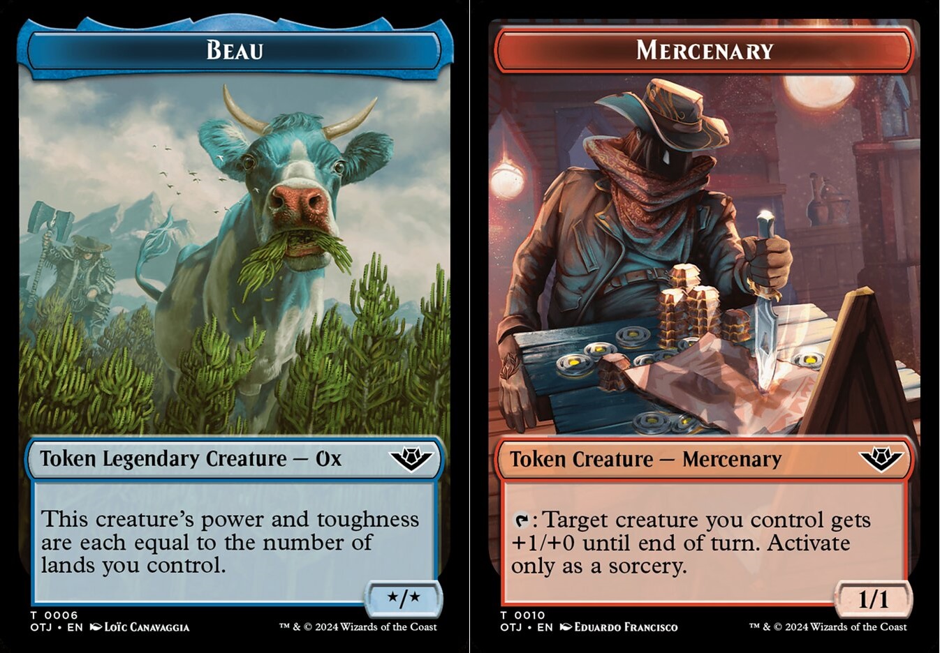 Beau Token // Mercenary Token - Foil