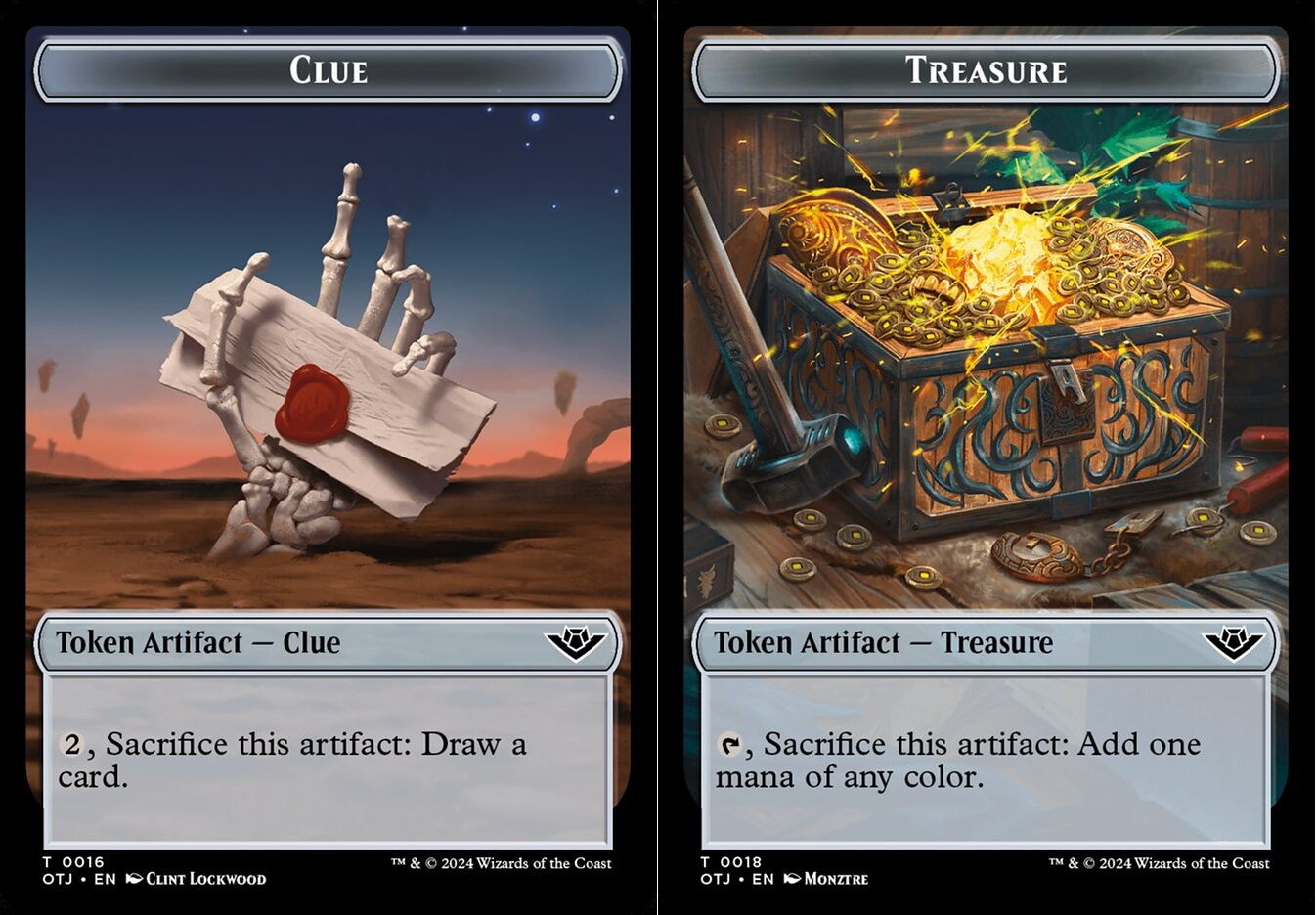 Clue Token // Treasure Token - Foil