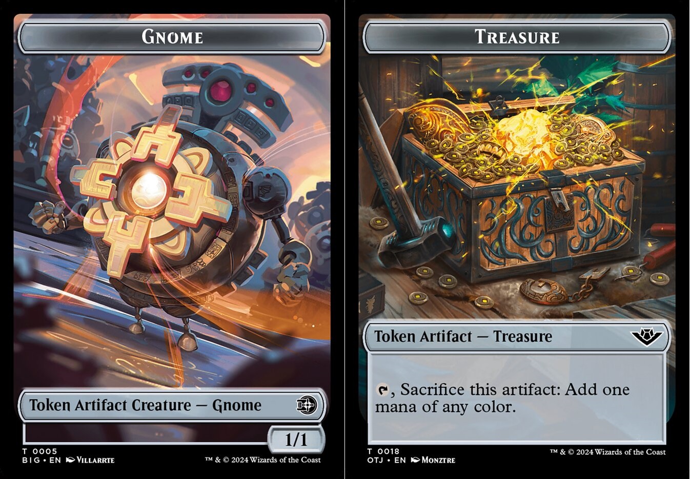 Gnome Token // Treasure Token - Foil