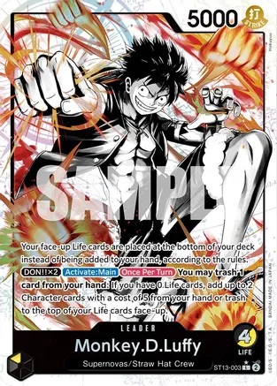 Monkey.D.Luffy - ST13-003 - L - Alternate Art - Foil