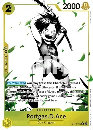 Portgas.D.Ace - ST13-010 - C - Alternate Art - Foil