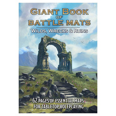 Loke Battle Maps Giant Book of Battle Mats Wilds, Wrecks & Ruins