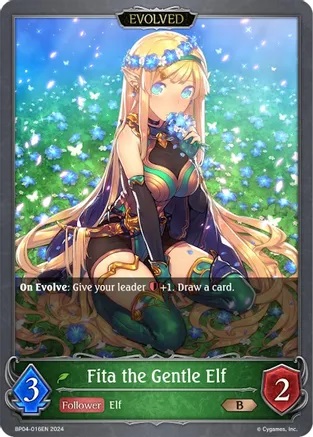 Fita the Gentle Elf (Evolved) - BP04-016EN - B