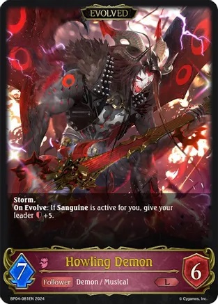 Howling Demon (Evolved) - BP04-081EN - L