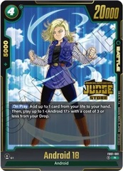 Android 18 - FB01-081 - PR (Judge Pack (Store Judge) 01) - Holofoil