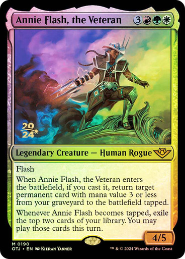 Annie Flash, the Veteran - Foil - Prerelease Promo