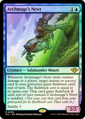 Archmage's Newt - Foil - Prerelease Promo