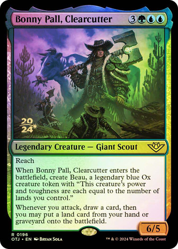 Bonny Pall, Clearcutter - Foil - Prerelease Promo