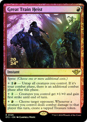 Great Train Heist - Prerelease Foil