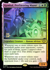 Kambal, Profiteering Mayor - Foil - Prerelease Promo