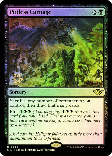 Pitiless Carnage - Foil - Prerelease Promo