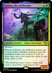 Satoru, the Infiltrator - Foil - Prerelease Promo