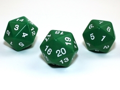 Countdown 30mm d20 Green/white