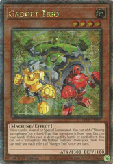 Gadget Trio - LEDE-EN004 - Quarter Century Secret Rare - 1st Edition