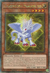 Lightsworn Dragonling - LEDE-EN023 - Quarter Century Secret Rare - 1st Edition