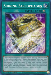 Shining Sarcophagus - LEDE-EN051 - Quarter Century Secret Rare - 1st Edition