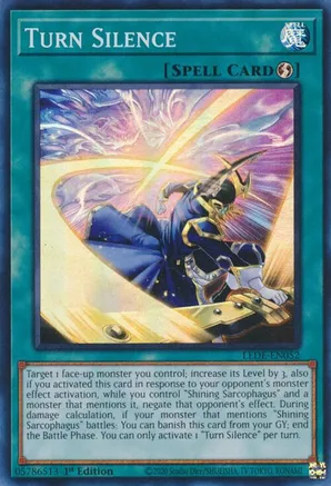 Turn Silence - LEDE-EN052 - Super Rare - 1st Edition