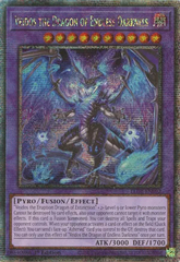 Veidos the Dragon of Endless Darkness - LEDE-EN092 - Quarter Century Secret Rare - 1st Edition