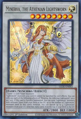 Minerva, the Athenian Lightsworn - LEDE-EN043 - Ultra Rare - 1st Edition