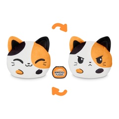 Plushiverse Reversible Plushies - Happy & Angry Calico Cat