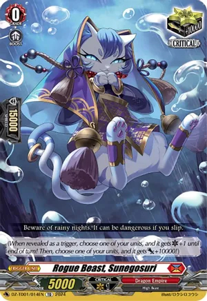 Rogue Beast, Sunegosuri - DZ-TD01/014EN - TD