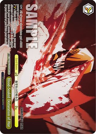 Blood-Soaked Declaration of War - CSM/S96-E025OFR - OFR