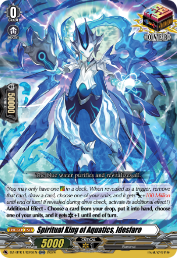 Spiritual King of Aquatics, Idosfaro - DZ-BT01/026EN - ORR
