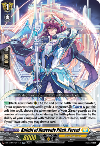 Knight of Heavenly Pitch, Percel - DZ-BT01/041EN - RR