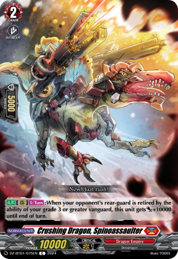 Crushing Dragon, Spinoassaulter - DZ-BT01/075EN - C