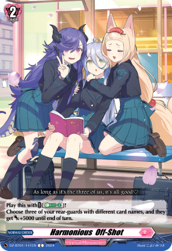 Harmonious Off-Shot - DZ-BT01/141EN - C