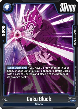Goku Black - FB02-040 - R - Holofoil