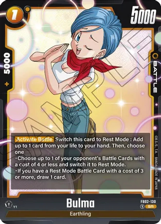 Bulma - FB02-130 - SR - Holofoil