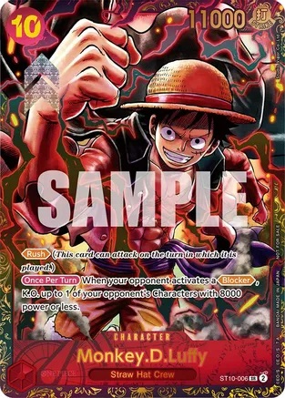 Monkey.D.Luffy - ST10-006 - P - Foil