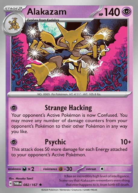 Alakazam - 082/167 - Holo Rare