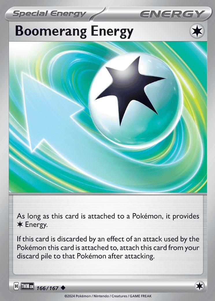 Boomerang Energy - 166/167 - Uncommon - Reverse Holo