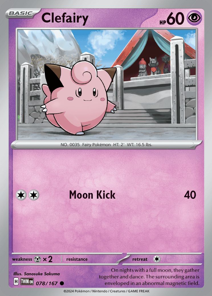 Clefairy - 078/167 - Common