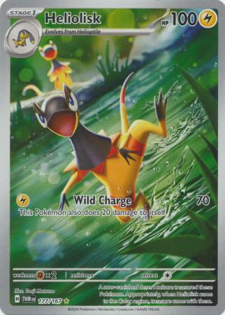 Heliolisk - 177/167 - Illustration Rare - Pokemon » Pokemon Singles ...