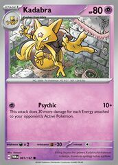 Kadabra - 081/167 - Common - Reverse Holo