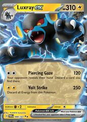 Luxray ex - 068/167 - S&V Twilight Masquerade Double Rare