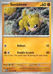 Sandshrew - 097/167 - Common - Reverse Holo