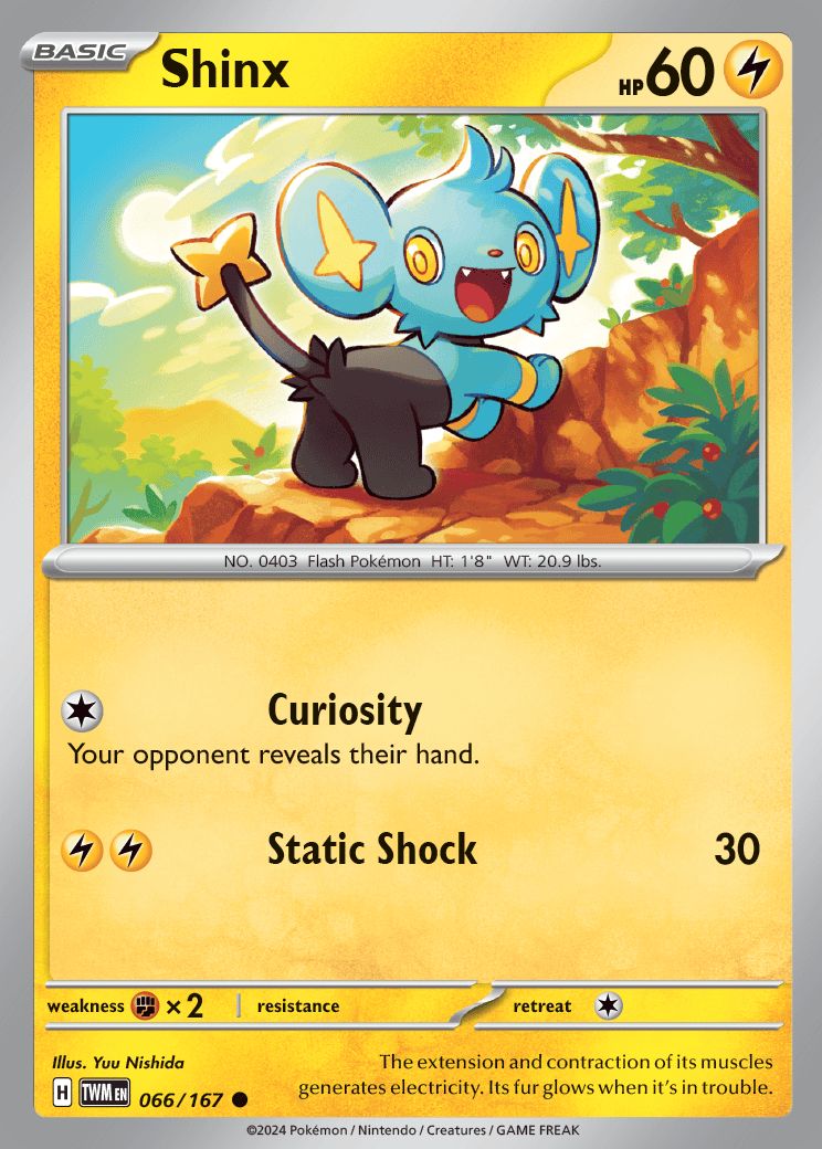 Shinx - 066/167 - Common - Reverse Holo