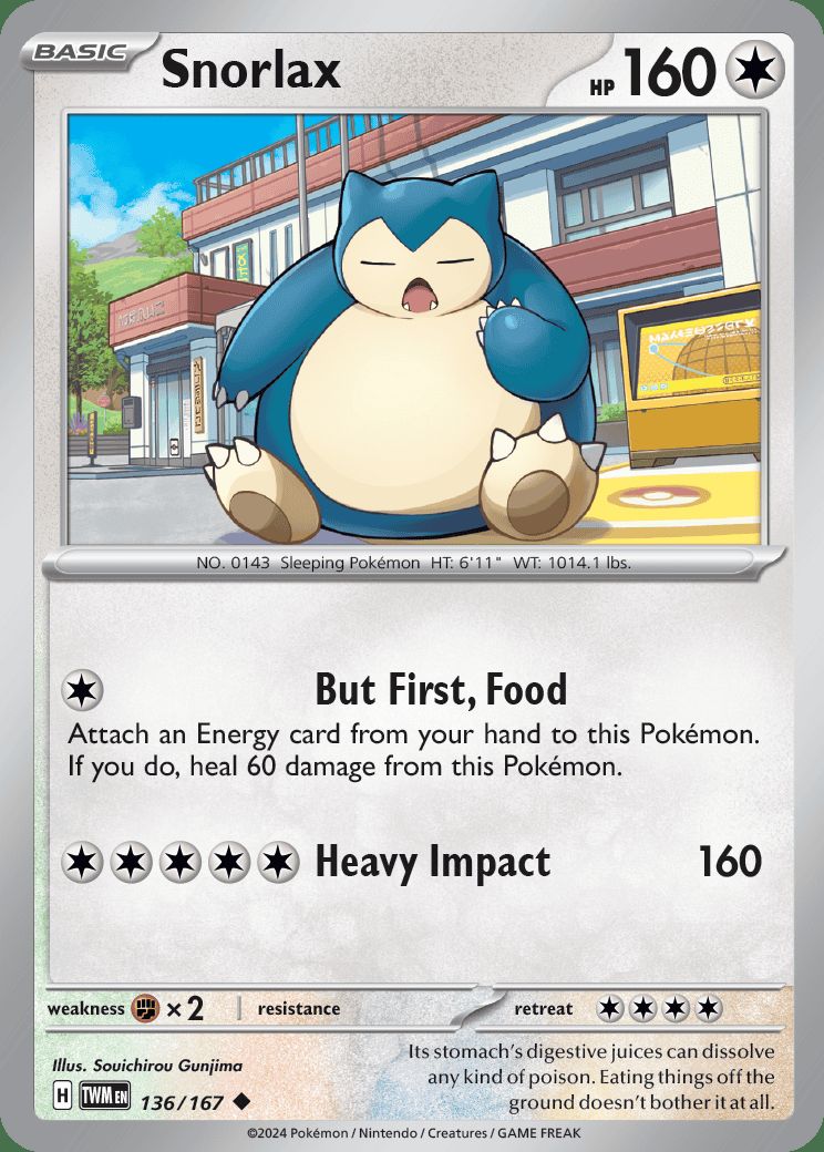 Snorlax - 136/167 - Uncommon