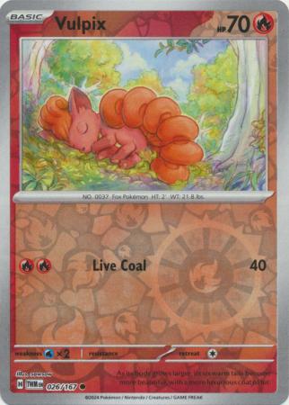 Vulpix - 026/167 - Common - Reverse Holo