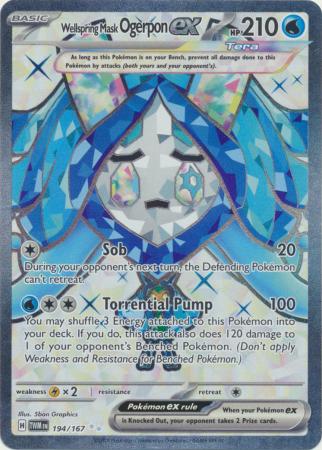 Wellspring Mask Ogerpon ex - 194/167 - Ultra Rare